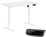 StableDesk Birou reglabil electric StableDesk, 1 motor, Touchscreen, Ridica 80 kg, Ergonomic, 3 Functii de Memorie, Sistem Anti-Coliziune, Timer, Inaltime 71-119 (SD-102-AL-FM2286-120x67)