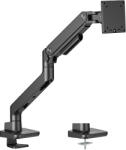 StableDesk Suport 1 monitor StableArm UpStrong Heavy-Duty 17-49" inch, Ridicare Asistata cu Mecanism Gas Spring, Pana la 20 kg - Negru (SD-156-1-NE)