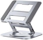 PadForce Suport laptop PadForce®, 11-17.3" inch, Rotire 360°, Ajustabil pe Inaltime, Pana la 10 kg, Portabil, Anti-Alunecare, Stabil pe birou, Reglaj intensita (BS-448-SVR) Suport laptop