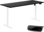 StableDesk Birou reglabil electric StableDesk, 1 motor, Touchscreen, Ridica 80 kg, Ergonomic, 3 Functii de Memorie, Sistem Anti-Coliziune, Timer, Inaltime 73-119 (SD-102-AL-D-NE-160x80)