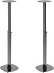 StableDesk Set 2 Suporturi Boxe de podea StableDesk, 10kg/stativ, Înălțime reglabilă 72-117 cm, Coloană din Oțel, Placă de susținere boxe 20x20 cm, Bază stabilă (SD-173-NE)