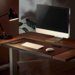 StableDesk Mousepad StableDesk din Piele Ecologica pentru birou, Gaming, Office, Antiderapant, Negru, 80 x 40 x 2cm (SD-150-NE) Mouse pad