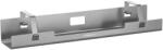 StableDesk Organizator cabluri sub birou metalic, 60 cm, Tip tavita, Usor detasabil, Montaj cu suruburi in blat - Gri mat (SD-103-GRI)