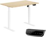 StableDesk Birou reglabil electric StableDesk, 1 motor, Touchscreen, Ridica 80 kg, Ergonomic, 3 Functii de Memorie, Sistem Anti-Coliziune, Timer, Inaltime 71-119 (SD-102-AL-FM0290-120x75)