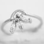 Flippy Inel din Argint 925 cu Zirconii, model Floare, marimea 58 (TEO-06260)
