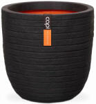 Capi Europe Capi Row Ball virágcserép, 54x52 cm - fekete (KBLRO935)