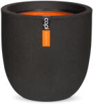 Capi Europe Capi Smooth Ball virágcserép, 43x41 cm - fekete (KBL933)