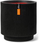 Capi Europe Capi Groove cylinder virágcserép, 41x43 cm - fekete (KGVBL883)