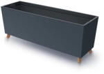 Prosperplast Urbi Case virágláda lábakkal, 80 cm - antracit (DUC800N-S433)