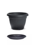 Prosperplast Posperplast Terra virágcserép, 55 cm - antracit (DCE55-S433)