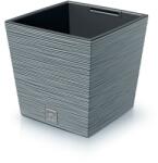 Prosperplast Furu Square Low virágcserép, 24 cm - beton (DFS240-422U)