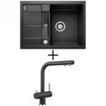  BLANCO METRA 45 S Compact EXCENTERREL + BLANCO Fontas-S II CSAPTELEP - tartufo (519580 + 525206)
