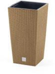 Prosperplast Rato Square Eco Wood 2in1 virágcserép, 30 cm - natúr (DRTS300W-4665W)