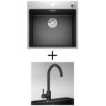 BLANCO Subline 500 IF/A SteelFrame + olasz Furio csaptelep - fehér (524112 + Furio)