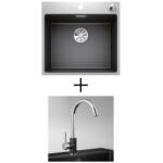 BLANCO Subline 500 IF/A SteelFrame + olasz Infinity csaptelep - fehér (524112 + Infinity)