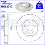 DELPHI Disc frana DELPHI BG5224C (BG5224C) - automobilus