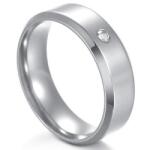 HARAHU Inel pentru bărbați NE-17474 - argintiu / 59 mm KP17474