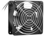 Lanberg ventilátor 10" & 19" RACK WALL-MOUNT szekrényhez 230V 120X120X38MM FEKETE (AK-1501-B)