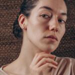 Cercei din argint Buburuza - Eleganță delicată 10 mm (EMA 72)