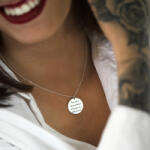  Colier cu banut din Argint 925 personalizat (CSNU1)