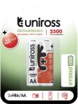 Uniross hybrio 2xAA ceruza tölthető akkumulátor 2500mAh, 2db/csomag (UH2AA2500) (UH2AA2500)