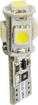 Homasita 72LB321W T10 LED P 5x5050 SMD Can-Bus fehér, 1 pár (72LB321W)
