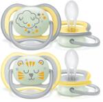 Philips SCF376/01 Avent ultra air cumi 18+ hó, 2 db-os, szürke és sárga, tokkal (SCF376/01)