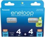 Panasonic eneloop 4db 900mAh/AAA mikró és 2000mAh/AA ceruza akkumulátor (BKKJMCDE44E) (BKKJMCDE44E)