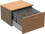 EKOTECH Beépíthető hulladékgyűjtő/kuka JAZZ 60 3x12 liter+1x5 liter (93004162602)