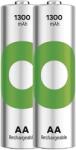 GP Batteries ReCyko NiMH Akkumulátor HR6 (AA), 1300mAh, 2db (B25232) (B25232)