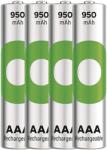 GP Batteries ReCyko NiMH Akkumulátor HR03 (AAA), 950mAh, 4db (B25114) (B25114)