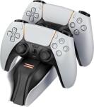 Snakebyte Twin: Charge 5 dupla kontroller töltőállomás, fehér (PlayStation 5) (SB916168)