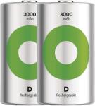 GP Batteries ReCyko NiMH Akkumulátor HR20 (D), 3000mAh, 2db (B2543) (B2543)