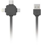 allocacoc Power USB-C szürke adatkábel (9003GY/USBC15)