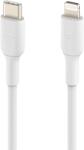 Belkin Boost Charge lightning-USB-C kábel, 2M, fehér (CAA003bt2MWH) (CAA003bt2MWH)