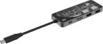 ISY IAD 1028-2 USB 3.1 Type-C multiport adapter, HDMI, 2x USB-A, USB-C PD 100W, átlátszó (2V221998) (IAD-1028-2)