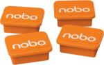 Nobo Mágnes fehértáblához, 4db, narancs (1905327) (1905327)