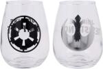 Gamma Home Entertainment Kft Star Wars - Birodalmi és Lázadók címer pohárszett (ST04866)