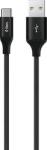 Ttec AlumiCable XL töltő-és adatkábel USB-C / USB-A csatlakozással 2m, fekete (2DK23S) (2DK23S)