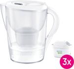 BRITA Marella XL vízszűrő kancsó kezdőcsomag, 3.5 l, 3 db Maxtra PRO filterrel, fehér (BR1052782) (1052782)