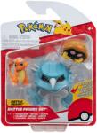 Jazwares Pokémon 3 db-os figura csomag, Kabuto, Charmander, Metang (PKW3052) (PKW3052)