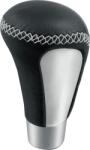 Lampa Pulse Sebváltógomb, bőr, alu-fekete szürke cérnával (100230)