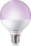 Philips Smart LED WIZ gömb okos izzó, E27, 11W, 1055lm, szabályozható fehér (929002451021) (929002451021)