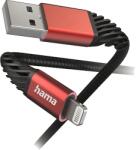 Hama FIC E3 USB-A - Lightning Extreme töltőkábel, USB 2.0, 1, 5 méter, fekete-piros (201538) (201538)