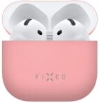 FIXED Silky Apple AirPods 4 rózsaszín tok (FIXSIL-1473-PI)