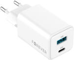 Forever Forever TC-08-45AC GaN PD QC töltő 1x USB-C 1x USB 45W fehér