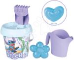 Smoby Set găleată Stitch Medium Garnished Bucket Life Smoby cu stropitoare 6 piese 18 cm înălțime de la 18 luni (SM862185)
