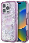 Hello Kitty Husa Husa pentru iPhone 16 Pro - Hardcase Liquid Glitter 50TH Anniversary Party (HKHCP16LL50PPU) - Purple (KF2345588) - vexio
