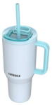 KAMBUKKA Thermal mug with telescopic straw Kambukka Rio Tumbler 950ml Frosty Coconut (11-08003) - vexio