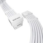 1stPlayer модулен кабел Custom Sleeved Modding Cable White - PCIe 5.0 12VHPWR M/M - FM2-B-WH (FM2-B-WH) - Allstore